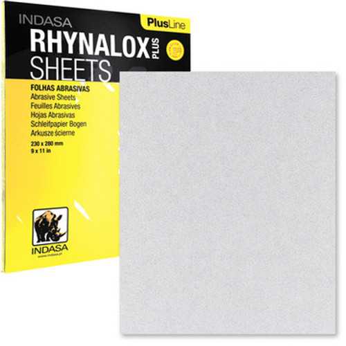 Indasa 9" x 11" Rhynolox Plus Premium Dry Sanding Sheets (Box QTY:50) 240 Grit 3A-240