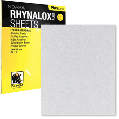 Indasa 9" x 11" Rhynolox Plus Premium Dry Sanding Sheets (Box QTY:50) | 150 Grit  3A-150