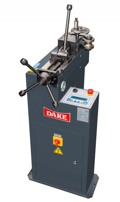 Dake 3 H.P. 220V 3-Phase, 0-180 Deg., Programmable, Capacity: 0.53"-2.36" Dia., Includes 1" Die Set (2 Rollers, 1 Former, 1 Ring & 1 Block) Tube & Pipe Bender