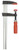 Bessey 24 In. Capacity, 2-1/2 In. Throat Depth, Bar Clamp with Wood Handle