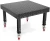 BuildPro ALPHA 28 1.2 x 1.2 M Welding Table, Height-Adjustable Legs with Casters and Locking Brakes, Table Surface Height 750-950 mm (T28-1212XQ-C1)