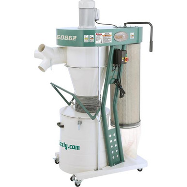 Grizzly G0862 - 3 HP Portable Cyclone Dust Collector - US Tool Depot