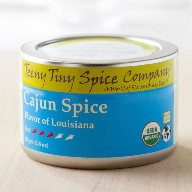 Organic & Kosher Cajun Seasoning Teeny Tiny Spice Co. of Vermont