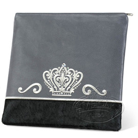 Royal Artistry, Classic Style Tallis / Tefillin Bag, Livid/Black Fur, LF