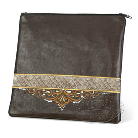 Unparalleled Designs, Elegant Style Tallis / Tefillin Bag, Brown, LR Unparalleled Designs, Elegant Style Tallis / Tefillin Bag, Brown, LR