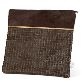 Quality Materials, Modern Style Tallis / Tefillin Bag, Brown Premium/Brown Fur, FP