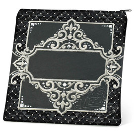 Rich Textures, 331 Style Tallis / Tefillin Bag, Black/Black Velvet, LR