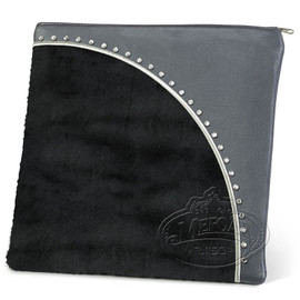 Meticulous Artwork, Modern Style Tallis / Tefillin Bag, Livid/Black Fur, LF Meticulous Artwork, Modern Style Tallis / Tefillin Bag, Livid/Black Fur, LF