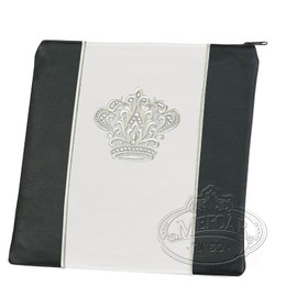 Highest Nobility, Elegant Style Tallis / Tefillin Bag, Black/White, LL Highest Nobility, Elegant Style Tallis / Tefillin Bag, Black/White, LL