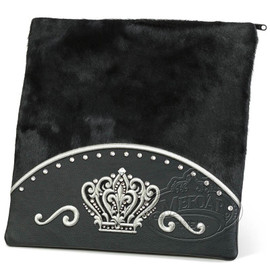 Brilliant Majesty, Elegant Style Tallis / Tefillin Bag, Black/Black Fur, LF Brilliant Majesty, Elegant Style Tallis / Tefillin Bag, Black/Black Fur, LF