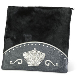 Brilliant Majesty, Elegant Style Tallis / Tefillin Bag, Livid/Black Fur, LF Brilliant Majesty, Elegant Style Tallis / Tefillin Bag, Livid/Black Fur, LF