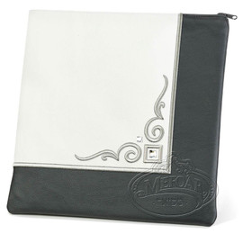 Aristocratic Motifs, Modern Style Tallis / Tefillin Bag, Black/White, LL Aristocratic Motifs, Modern Style Tallis / Tefillin Bag, Black/White, LL