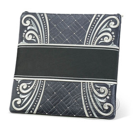 Elegant Perfection, Decorative Style Tallis / Tefillin Bag, Livid/Black, LL Elegant Perfection, Decorative Style Tallis / Tefillin Bag, Livid/Black, LL