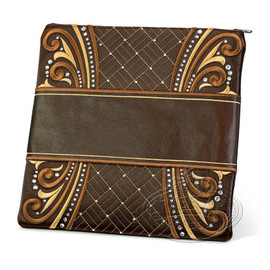 Elegant Perfection, Decorative Style Tallis / Tefillin Bag, Brown, LR Elegant Perfection, Decorative Style Tallis / Tefillin Bag, Brown, LR