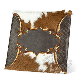 Precise Styles, Elegant Style Tallis / Tefillin Bag, Brown/Cowhide Fur, LF Precise Styles, Elegant Style Tallis / Tefillin Bag, Brown/Cowhide Fur, LF