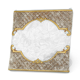 Quality Textiles, Elegant Style Tallis / Tefillin Bag, White, EX