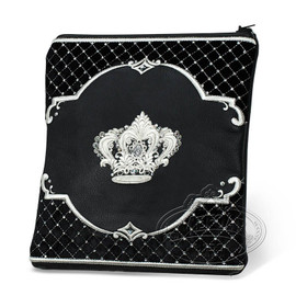 Refined Shapes, Decorative Style Tallis / Tefillin Bag, Black/Black, LR Refined Shapes, Decorative Style Tallis / Tefillin Bag, Black/Black, LR