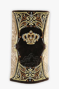  Velvet Torah Mantle - Style 1319 - Brown