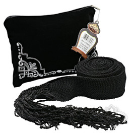 Black Knitted Gartel