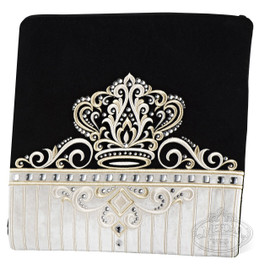 Keter Velvet Tefillin Bag - Crown and Arch Design – judaicatown