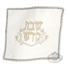 30 x 40cm Printed Linen Challah bag with satin lining and closing lase –  Ella Judaica LLC