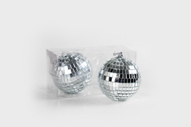 Noy Sukkah, Hanging Mirror Balls, 2 Per Pack