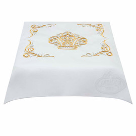 Shtender Cover White Leather Style#819-  Gold Embroidery Shtender Cover White Leather Style#819-  Gold Embroidery