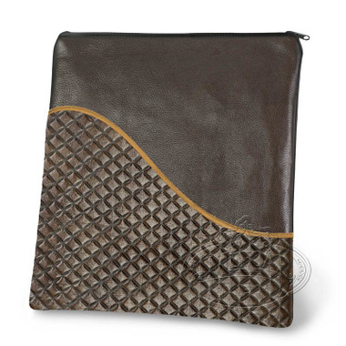 Exceptional Artistry, Modern Style Tallis / Tefillin Bag, Brown, LE