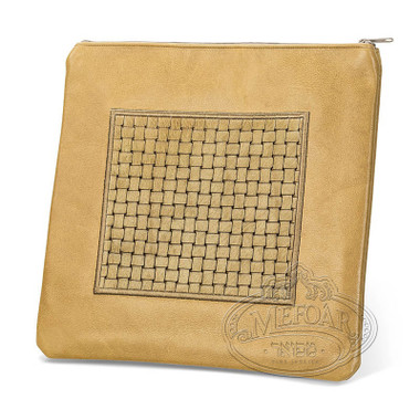 Refined Patterns, Modern Style Tallis / Tefillin Bag, Camel/Camel Premium , LP