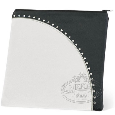 Meticulous Artwork, Modern Style Tallis / Tefillin Bag, Black/White, LL