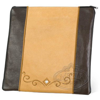 Expert Craftsmen, Classic Style Tallis / Tefillin Bag, Brown/Camel, LL