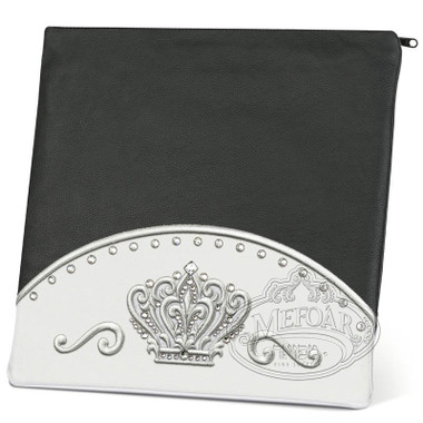 Brilliant Majesty, Elegant Style Tallis / Tefillin Bag, White/Black, LL