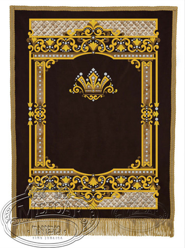 Velvet Torah Paroches - Style 11  Velvet Torah Paroches - Style 11