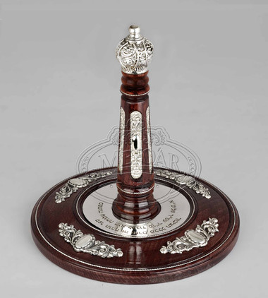 Silver and Wood  Atzei Chaim: AH-75-6