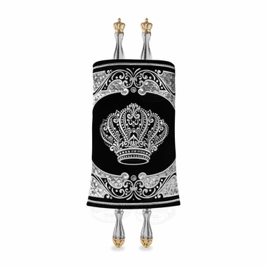 Velvet Torah Mantle - Style 805 - Black