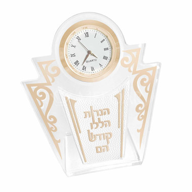 Acrylic Table Clock Menorah -Style 171