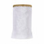 Velvet Torah Mantle - Style Shofar-White