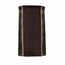 Leather and Fur Torah Mantle -style 347-Brown