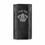 Leather and Fur Torah Mantle -style 348- Black