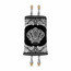 Velvet Torah Mantle - Style 805 - Black