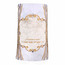 Velvet Torah Mantle - Style 1315 -White and Gold