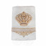 Leather & Fur Torah Mantle - Style 323-White