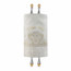 Fur and Velvet Torah Mantle - Style 378 -White and Gold