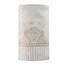 Fur and Velvet Torah Mantle - Style 378 -White and Gold