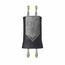 Leather & Fur Torah Mantle - Style 380-Grey