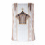 Velvet Torah Mantle - Style 939 -Taupe