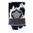 Fur an Leather Torah Mantle - Style 435 -Black and White