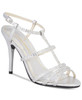 Caparros Groovy Women T-Strap Heels , Silver (14454133-P)