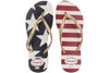 Havaianas Star Stripes Women Flip Flops (11/12M, White/Navy)(10160035-P)