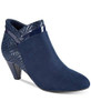 Karen Scott Cahleb Women kitten heel ankle boots , Blue (14144165-P)